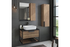 Тумба с раковиной Comforty Кёльн 75 дуб темный - 2