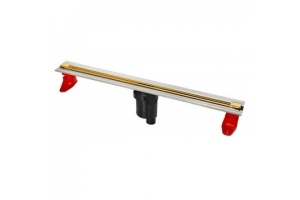 Душевой лоток Berges Super Slim 100 золото глянцевое