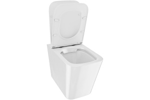 Унитаз приставной IDDIS Bild с микролифтом, безободковый BILRDSEi26 - 3