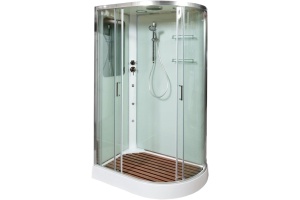 Душевая кабина DETO A102LGM с средним поддоном