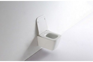 Унитаз подвесной Ceramalux белый, смыв AquaBlade (NS5170) - 2