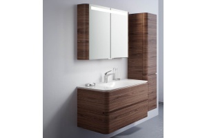 Тумба с раковиной AM.PM Sensation 100 подвесная, орех - 2