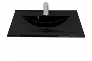 Раковина накладная Stella Polar Корвет 80 черный