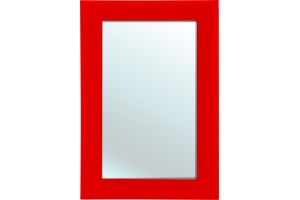 Зеркало Bellezza Луссо 65 красное