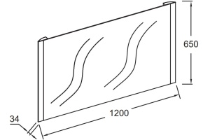 Зеркало Jacob Delafon Replique EB1475-NF 120 см - 3