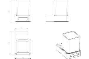Стакан Boheme Q 10944-B - 2