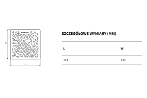 Крышка для поддона Excellent Arda белая - 2