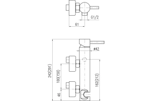 Смеситель для душа Rav Slezak Seina хром - 2