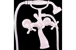 Смеситель для ванны с душем Rav Slezak Morava retro белый