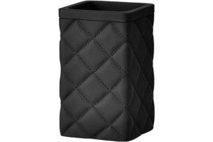 Стакан для зубных щеток WasserKRAFT Mosel черный матовый