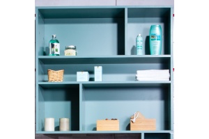 Шкаф подвесной Бриклаер Кристалл 90 муссон (4627125414756)