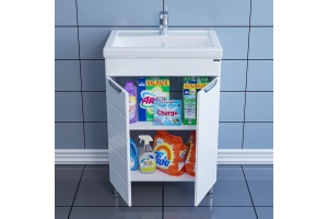 Тумба с раковиной Санта Родос 60 белый - 2