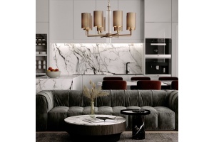 Подвесная люстра Eurosvet Soffio 60134/6 никель - 3