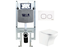 Комплект Weltwasser AMBERG 497 ST + ODENBACH 004 GL-WT + AMBERG RD-WT (10000006742)