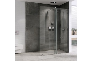 Душевая перегородка ABBER Komfort 120 профиль хром (AG09120) - 2