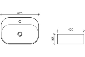 Раковина Ceramica Nova Element CN5012 - 3
