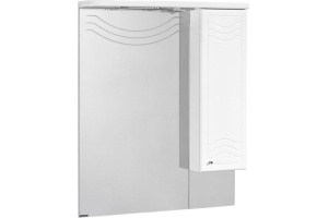 Зеркало-шкаф Aquaton Домус 95 R с подсветкой белый