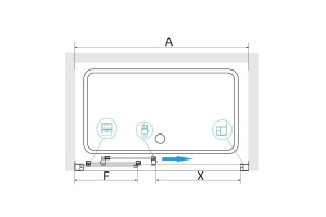 Душевая дверь RGW Classic 80х185 хром стекло прозрачное - 2