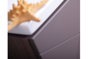 Тумба с раковиной Бриклаер Кристалл 60 софт графит - 3