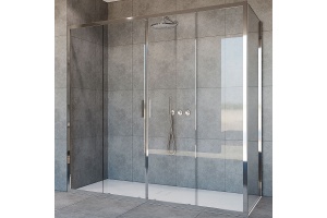 Душевой уголок Vincea Garda 190х90 хром стекло прозрачное
