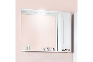 Зеркало-шкаф Бриклаер Адель 85 1 шкаф