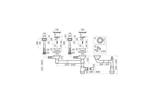 Сифон для кухонной мойки Omoikiri светлое золото (4956497) - 2