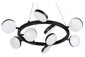Подвесная люстра iLedex Totes FS-016-D9 63W BK