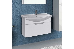 Тумба с раковиной Dreja.Eco Laguna 85 белая