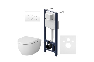 Комплект AM.PM Awe IS49001.111738 с сиденьем микролифт