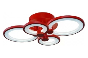 Потолочная люстра iLedex Ring A001/4 RED