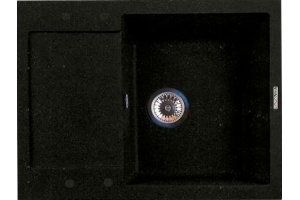 Мойка кухонная Lava L7 lava (чёрный металлик)