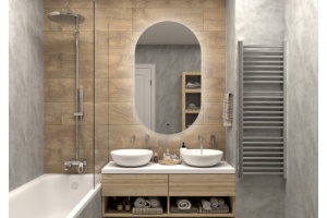 Зеркало Misty Титавин 70х120 с подсветкой - 2