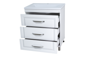 Терра - 70 Тумба с 3 ящ. белая - 2