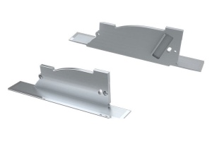 Заглушка Arlight ALM-ARC-Single серая левая с отверстием 026793