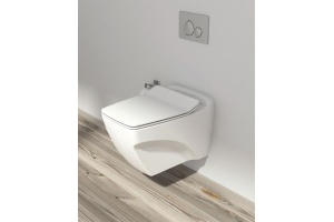 Кнопка смыва Creavit Spa GP7003 хром матовый - 2