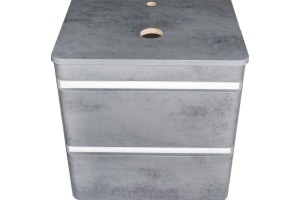 Тумба для комплекта Style Line Атлантика 60 Люкс Plus, подвесная, бетон темный - 3