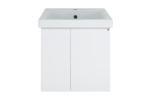 Тумба под раковину Misty Лира 50 белая глянцевая - 2