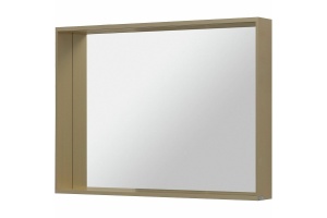Зеркало Allen Brau Reality 100 с подсветкой латунь матовый