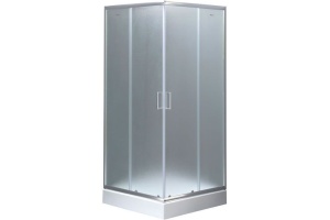 SE-900S Душ. Ограждение квадрат 90*90*185, стекло 4 мм, прозр. (270063)