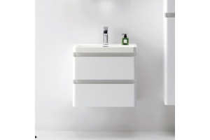 Тумба с раковиной BelBagno Energia-N 60 bianco lucido подвесная