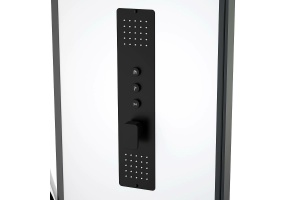 Душевая кабина Black&White Galaxy 90х90 черная с гидромассажем - 2