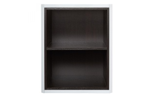 Модуль для тумбы Aquaton Брук 40 белый-темное дерево - 2