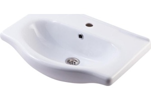 Мебельная раковина Misty Элегия 50 белая глянцевая