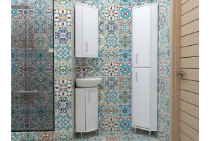 Шкаф подвесной угловой Stella Polar Концепт 30 белый - 3