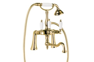 Смеситель для ванны Cezares FIRST золото 24 карат (FIRST-PBV2-03/24-M) - 2