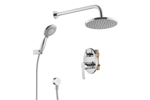 Swedbe Platta Душевой комплект со встроенным смесителем и верхним душем 5538
