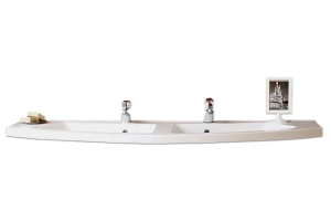 Раковина мебельная BelBagno Prospero белый для двоих - 2