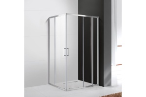 Душевой уголок Cezares Molveno 120х100 хром стекло прозрачное