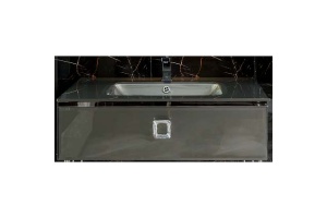 Тумба под раковину Armadi Art Lucido 100 серый