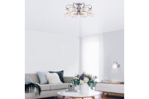 Потолочная люстра Eurosvet Tessa 60088/8 хром - 3